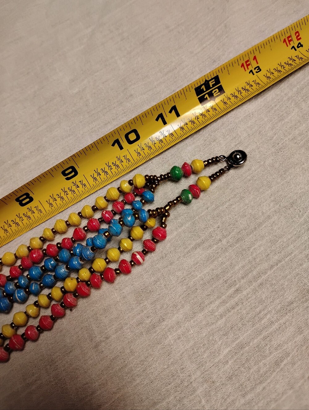 Multicolor Beaded Necklace - Picture 4 of 4